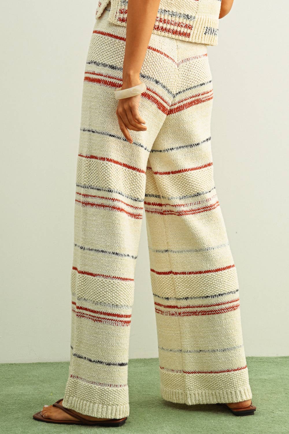 Multi Color Stripe Knit Pants