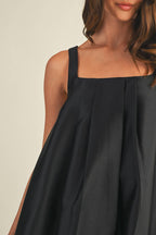 Sleeveless Bubble Hem Dress