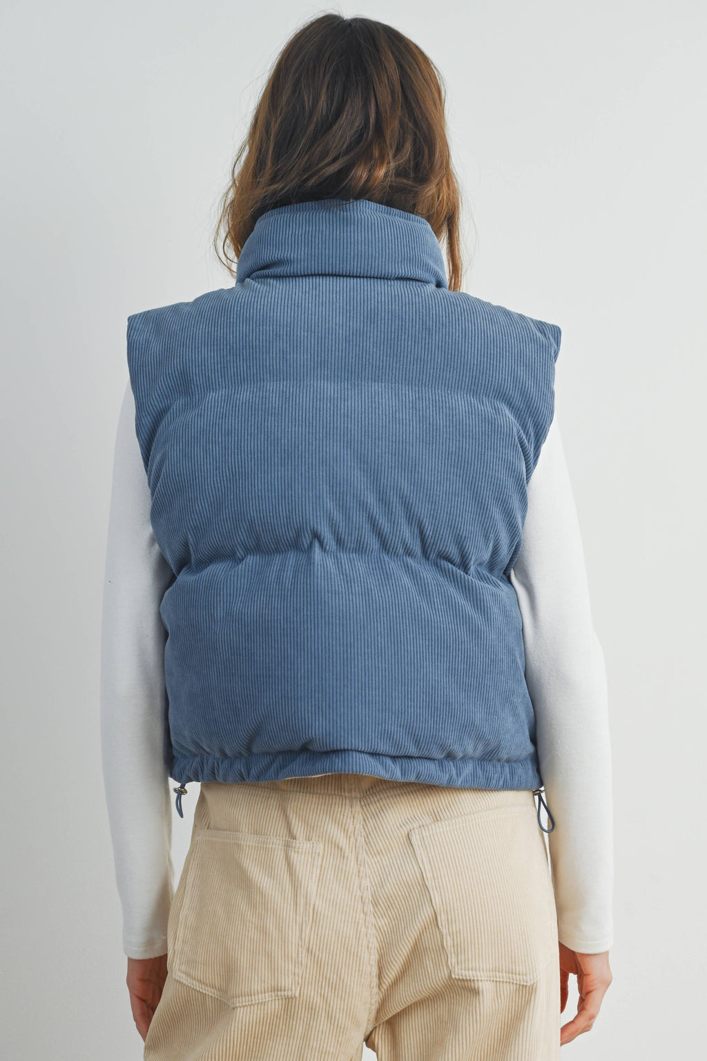Fall Corduroy Puffer Vest
