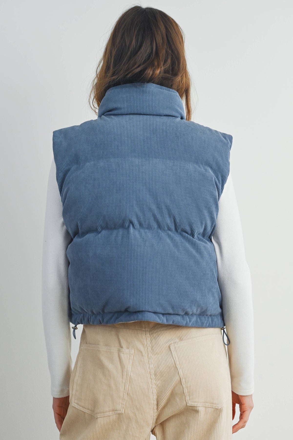 Fall Corduroy Puffer Vest