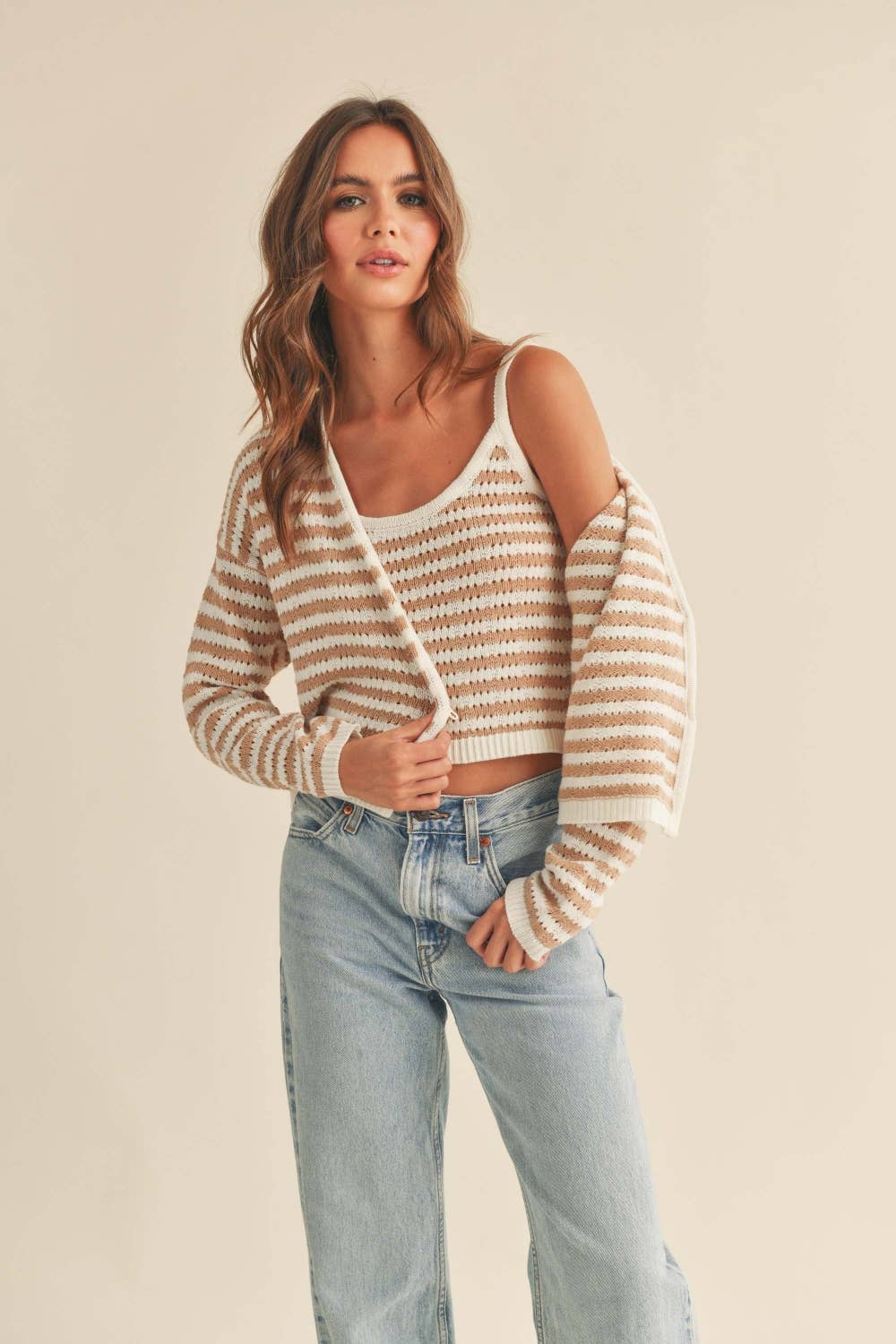 Crochet Knitted Cardigan
