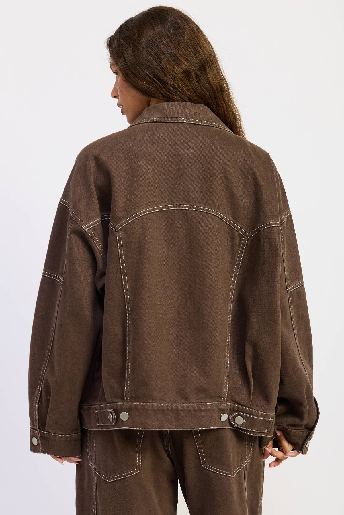 Oversized Western Detail Jacket