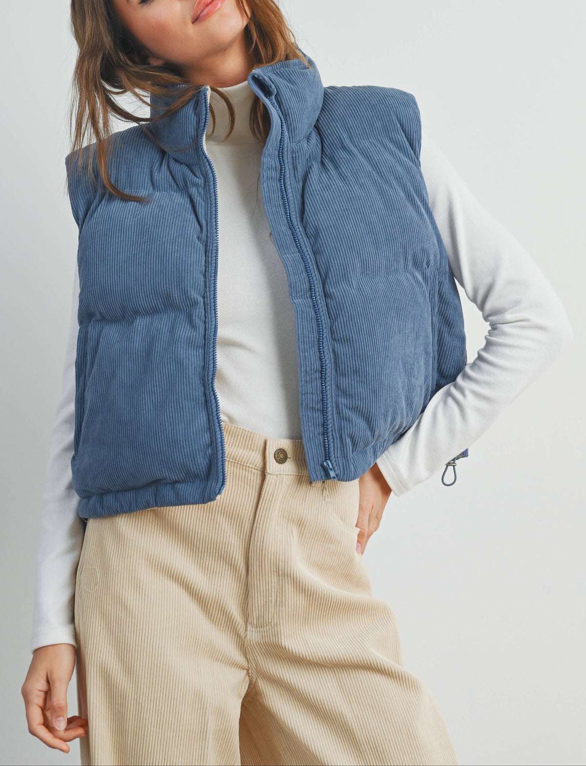 Fall Corduroy Puffer Vest