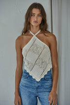 Halter Crotchet Top