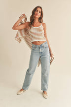 Crochet Knitted Tank Top
