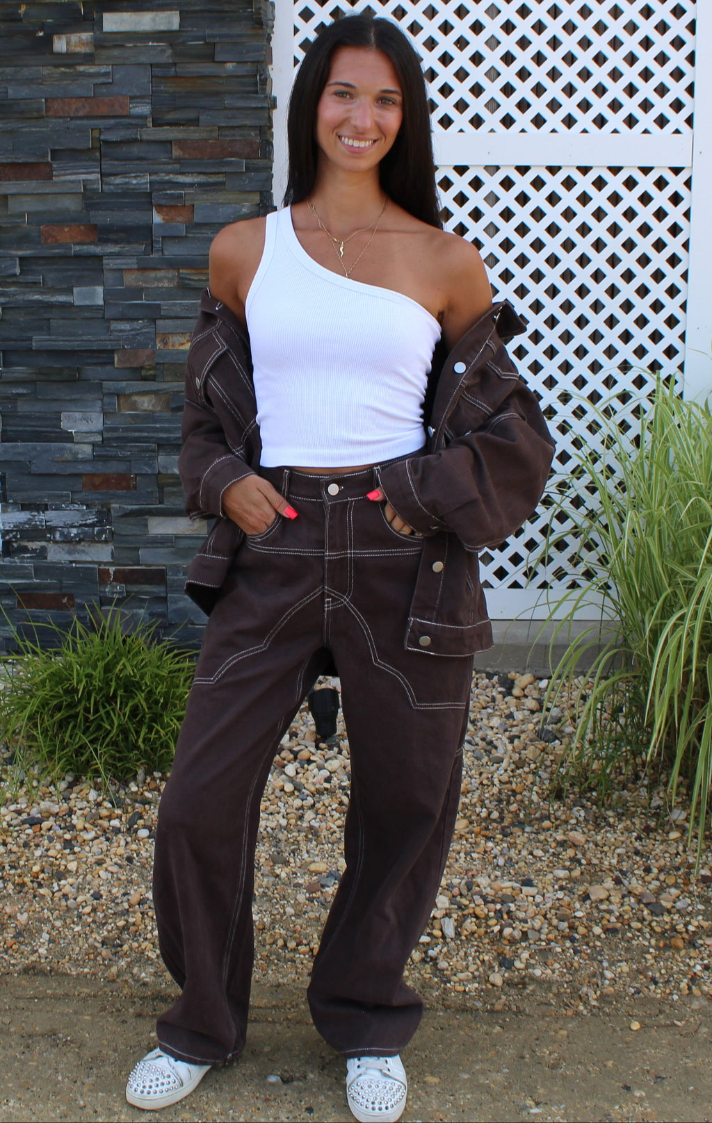 Western Detail Stitch Pant