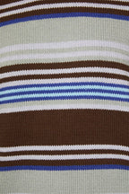 Multi Stripe Crew Neck Sweater Set