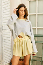 Asymmetrical Terry Top