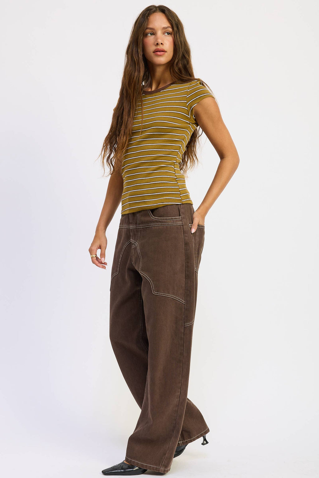 Western Detail Stitch Pant