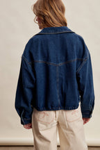 Oversized Utility Denim Jacket
