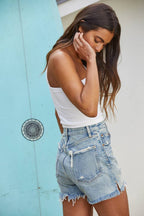 Seamless One Shoulder Ribbed Top