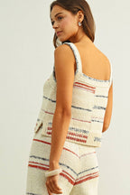 Multi Color Stripe Knit Top