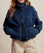 Oversized Utility Denim Jacket