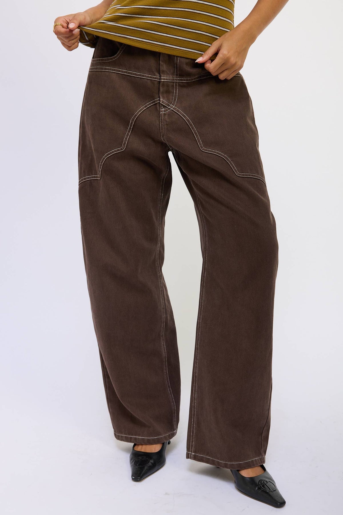 Western Detail Stitch Pant
